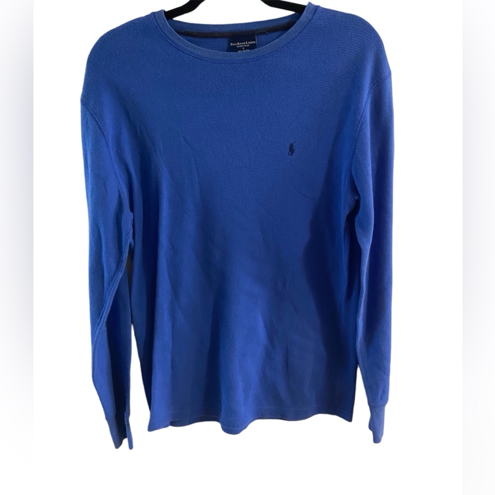 Polo Ralph Lauren 2PACK Grey and Blue Sleepwear Long Sleeve Tops